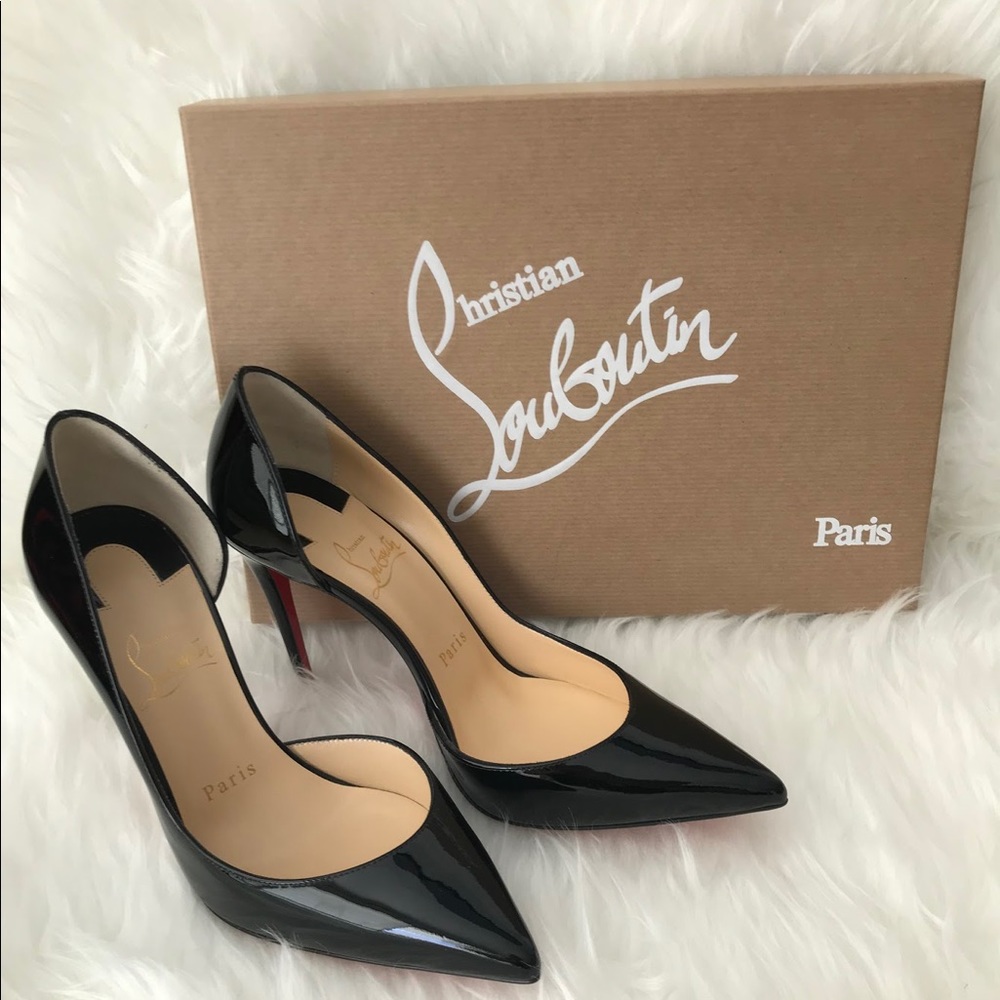 Christian Louboutin Iriza 100 Patent Black